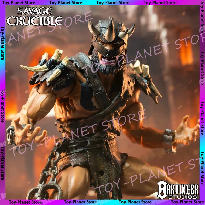 In Magazzino Harbinger Studios 1/12 7 pollici Action Figure Savage Crogiolo Varnoks Unchained Modello Anime Per I Giocattoli Regalo