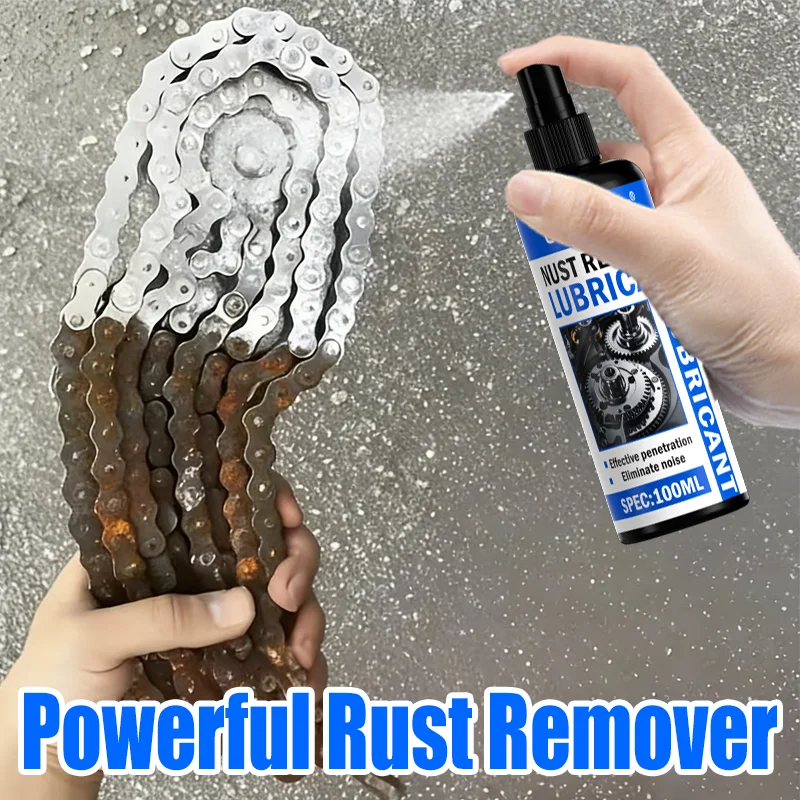Multi-Purpose Rust Remover Spray For  Metal Tools, Car Parts, Bike Chains,Home Hardware Clean, Lubricate, Protect,Prevent Rust