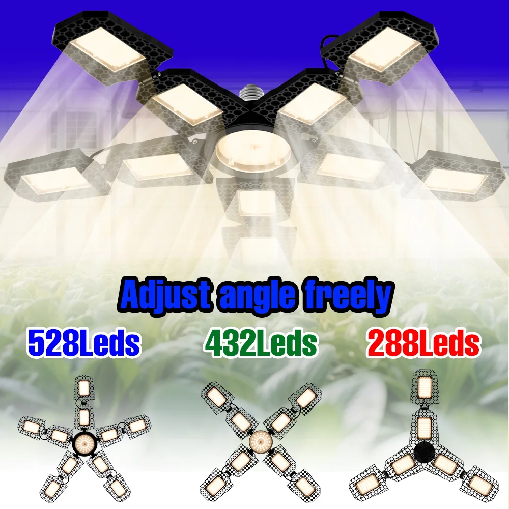 400W Full Spectrum Plant Light Bulb LED Hydroponics Growth Box Fill Lamp E27/E26 Greenhouse Tent Vegs Flowers Cultivation Lamps