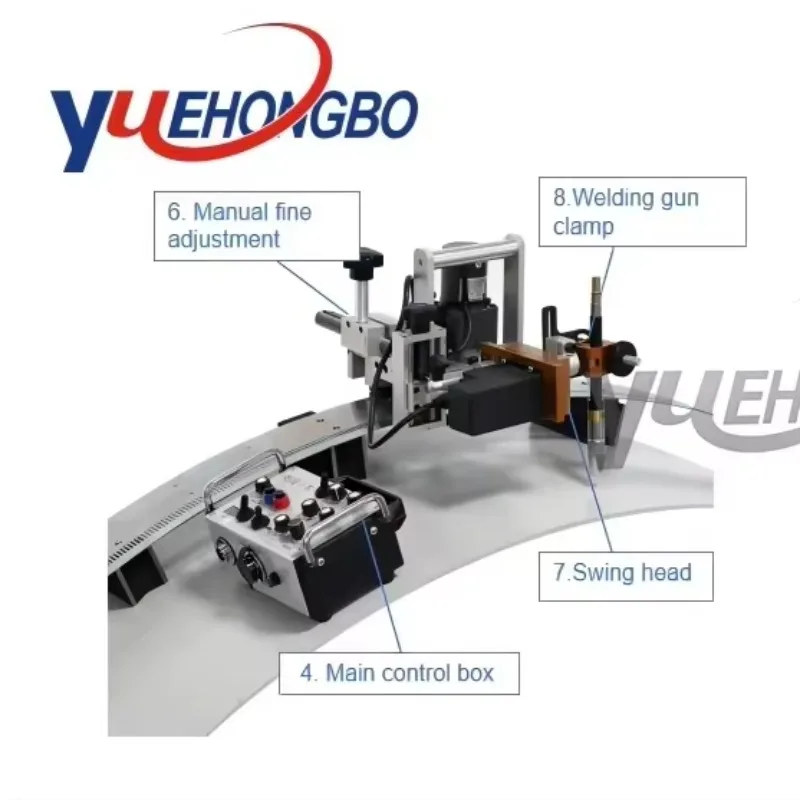 KA-H10 New Large Pipeline Tank Mig Welding Tractor Orbita Circumferential Seam Self-Suction Rack Pinion Drive Economically