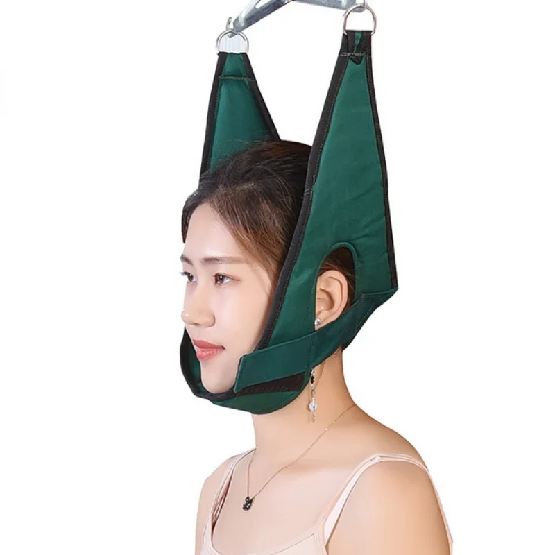 

1PCS Hanging Cervical Traction Device Soft Neck Stretching Belt Pain Relief Metal Bracket Chiropractic Neck Traction Cushion