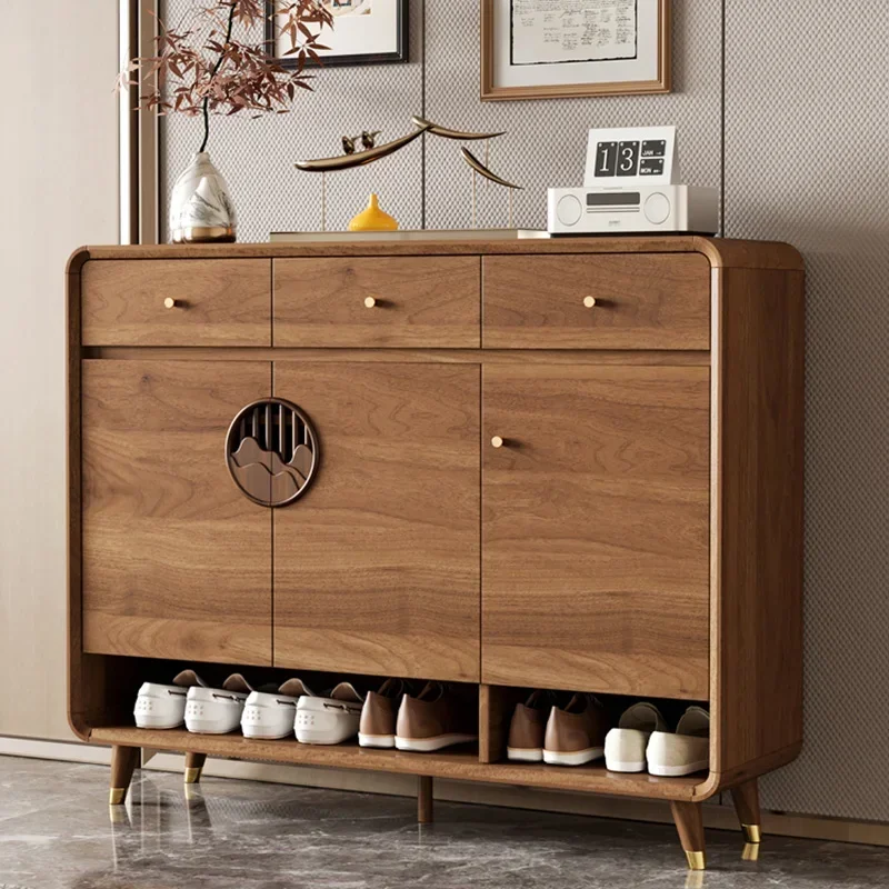 

Вешалка для хранения обуви из цельного дерева, современная простая квадратная европейская вешалка для обуви, мебель для гостиной, скандинавская мебель Sillas Para Sala De Estar