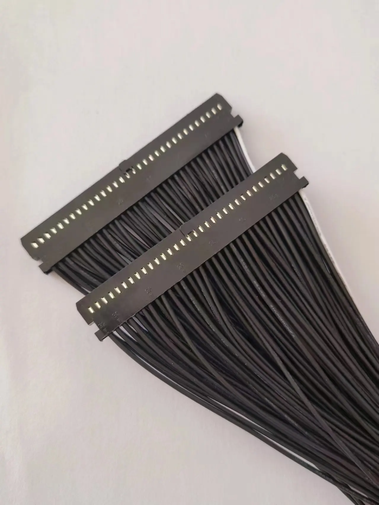 Customized 2.54mm-2*32P double row horn terminal wiring harness connection line car plug-in cable 1007 22AWG