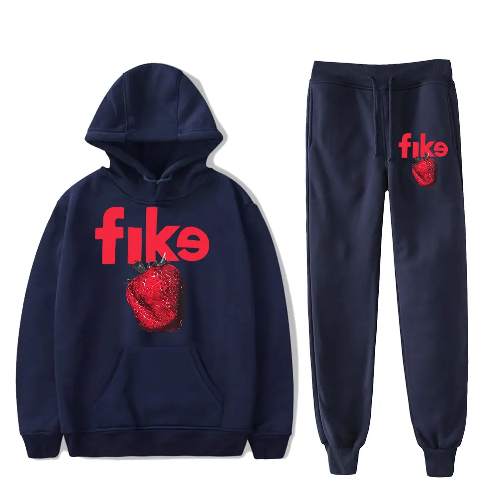 Dominic Fike Merch  Fike  Hooded Suit Drawstring Pocket Sweatshirt Men/women Hip Hop Pullover