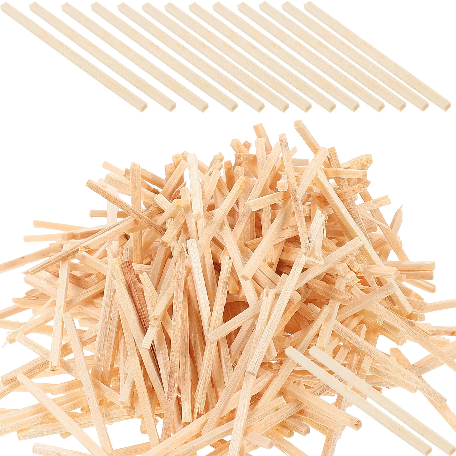 2000 Pcs Matchstick Wooden Sticks DIY Children Learning Accessories Supplies Material Making Toy Handmade Materials Blank