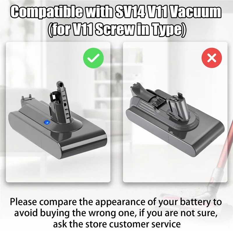 

AA01-MT18V11 Adapter For 18V Lithium Battery To For Dyson V11 Vacuum Cleaner, For 18V Battery To V11 Replace