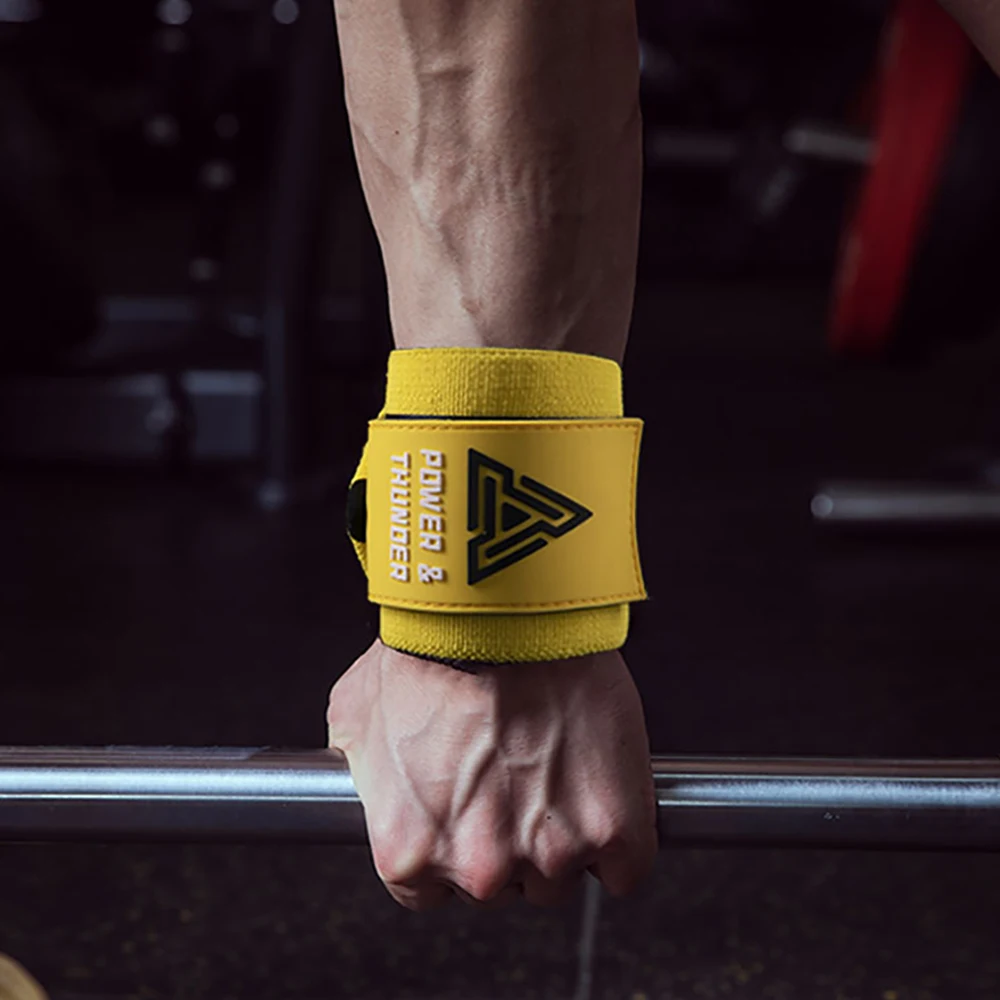 1 Paar Premium-Fitness-Armbänder zur Handgelenkstütze schützen das Handgelenk während des GYM-Workouts, ideal für intensive Bankdrücken, Kreuzheben