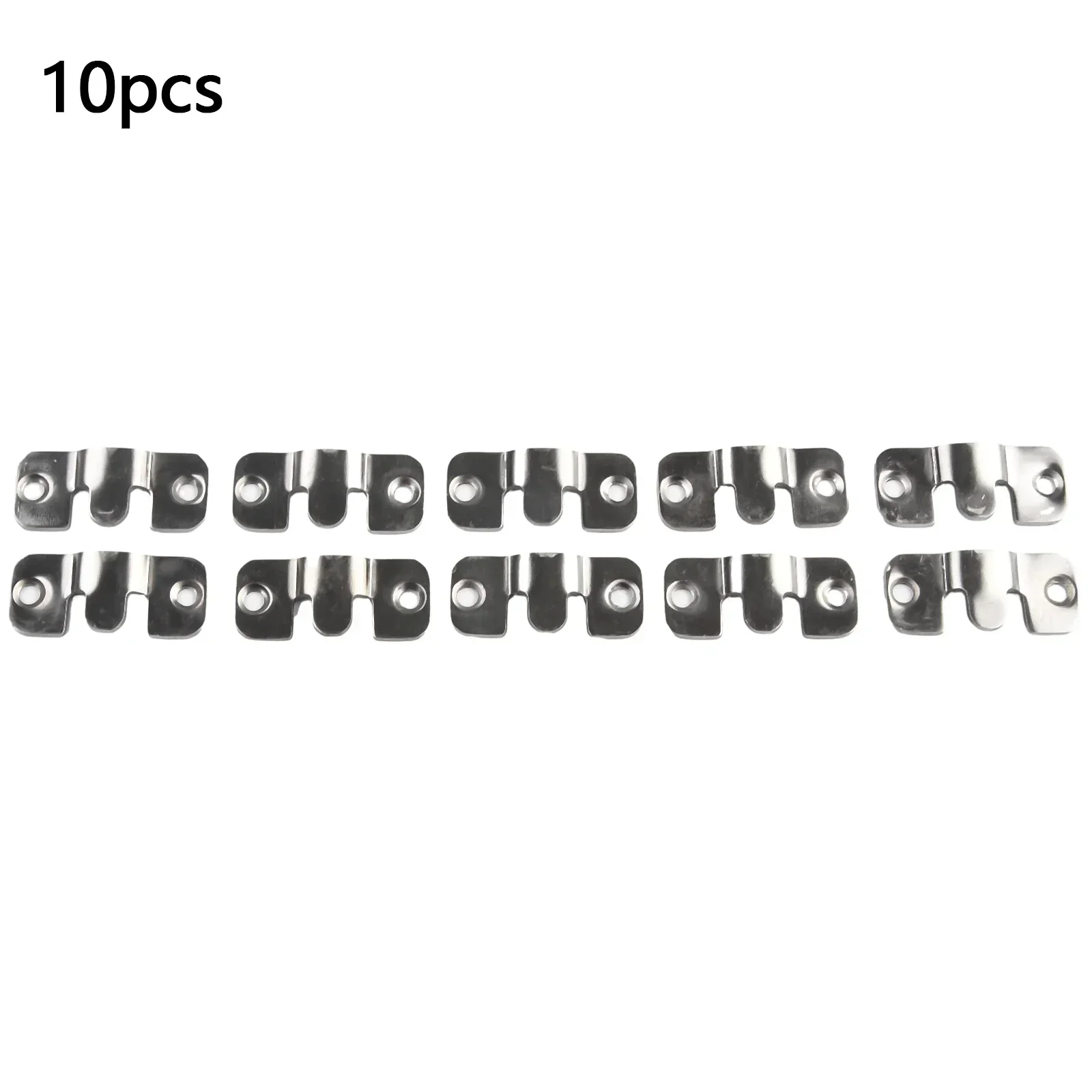 Z-clips Hooks Rust-proof Stainless Steel 10PCS Hanging Picture Hardware Pendant Photo Frame Hook For Headboards