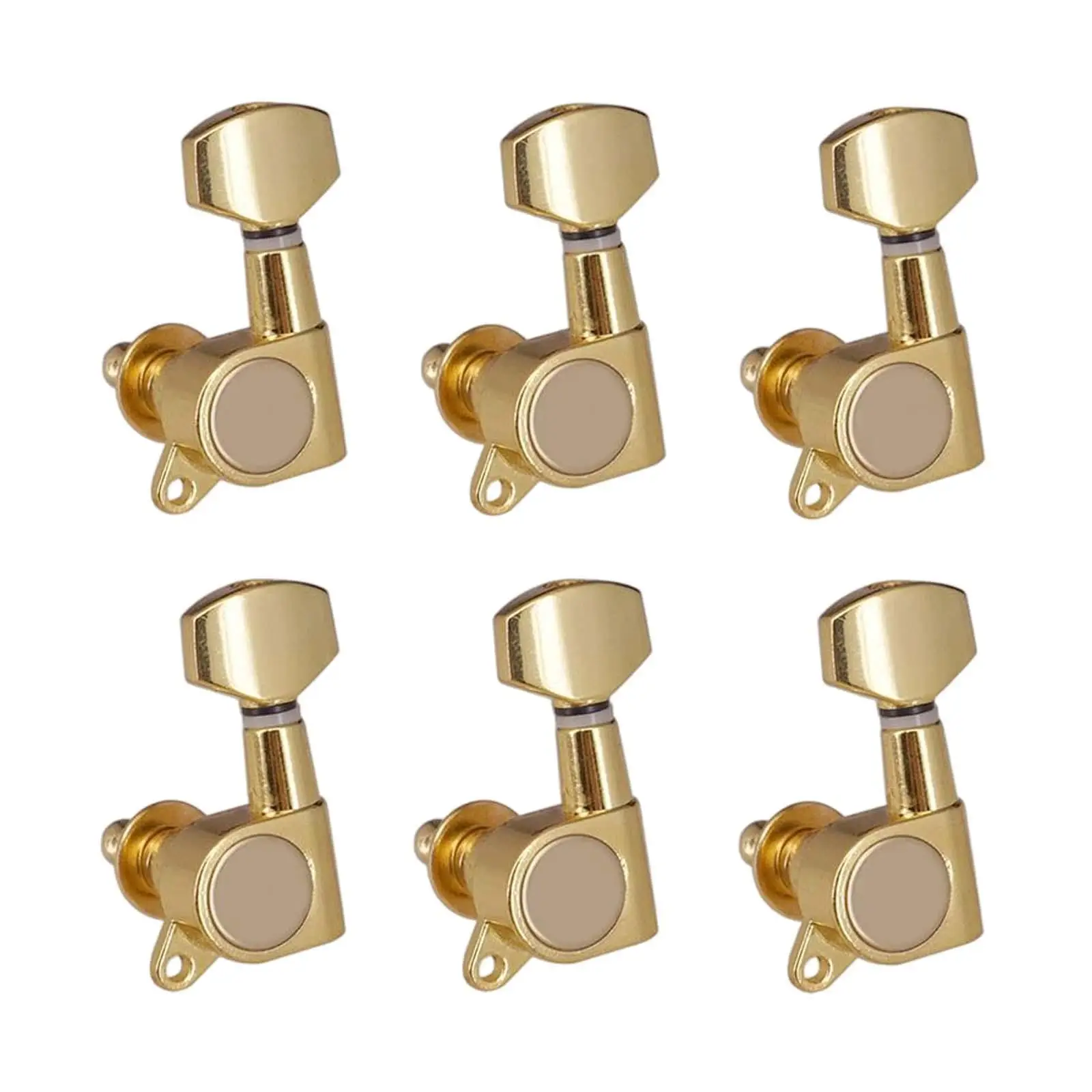 6 Pieces Guitar String Tuning Pegs Left Handed Machine Heads Guitar Tuner Tuning Machines for Guitars Electric Accs Parts