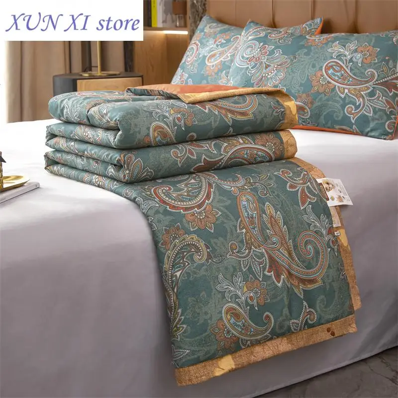 

New Quilt For Summer 150x200 Home Bedspread on the Bed Skin-friendly Duvet edredon Comforter Queen Size(No Pillowcase)