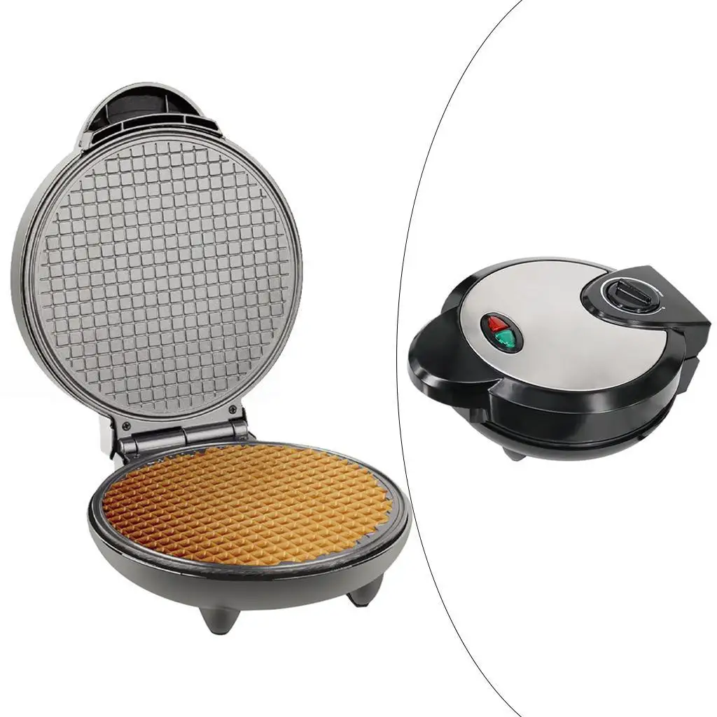 

Ice Cream Reel Maker DIY Egg Roll Waffle Sandwich Baking Pan Double Side Heat Deep Grill for Breakfast