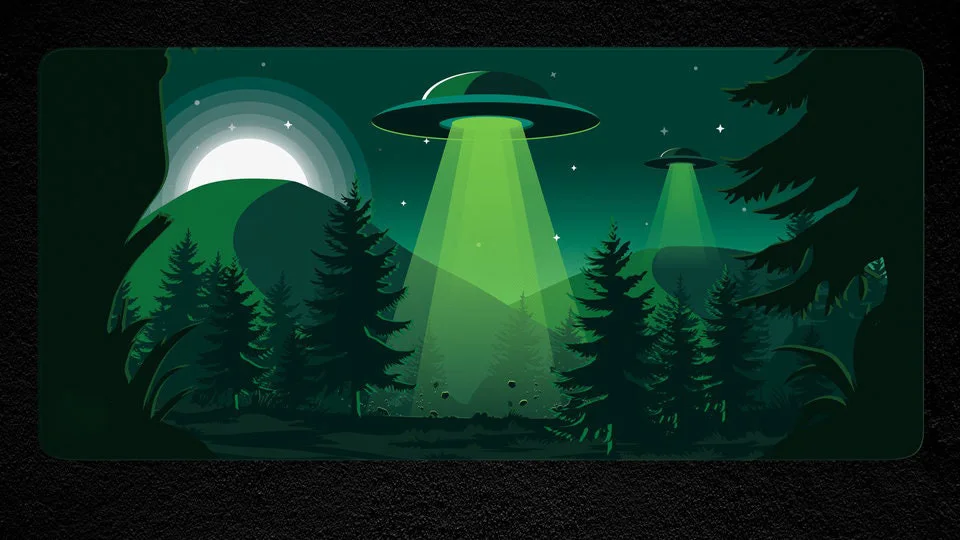 

Green Forest Gaming Mouse Pad, Desk Mat, Suitable for Office, Home, and Gaming Accessories, Colorful Desktop Decoration XXL