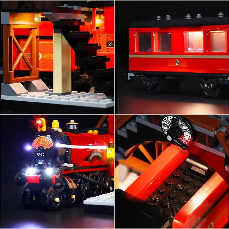DIY LED Light Kit For LEGO 75955 Express train Building Block Gift（Only LED Light,Without Blocks Model）