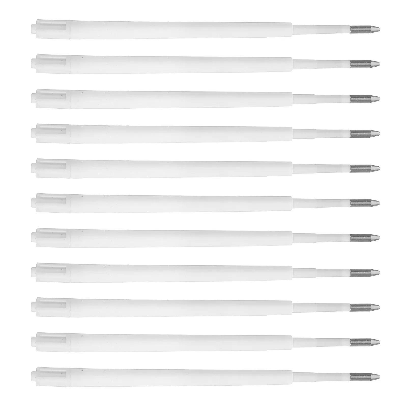 

100Pcs Blue Ballpoint Pen Refills Click Writing High Capacity Universal Fit for Office School Stationery Supplies