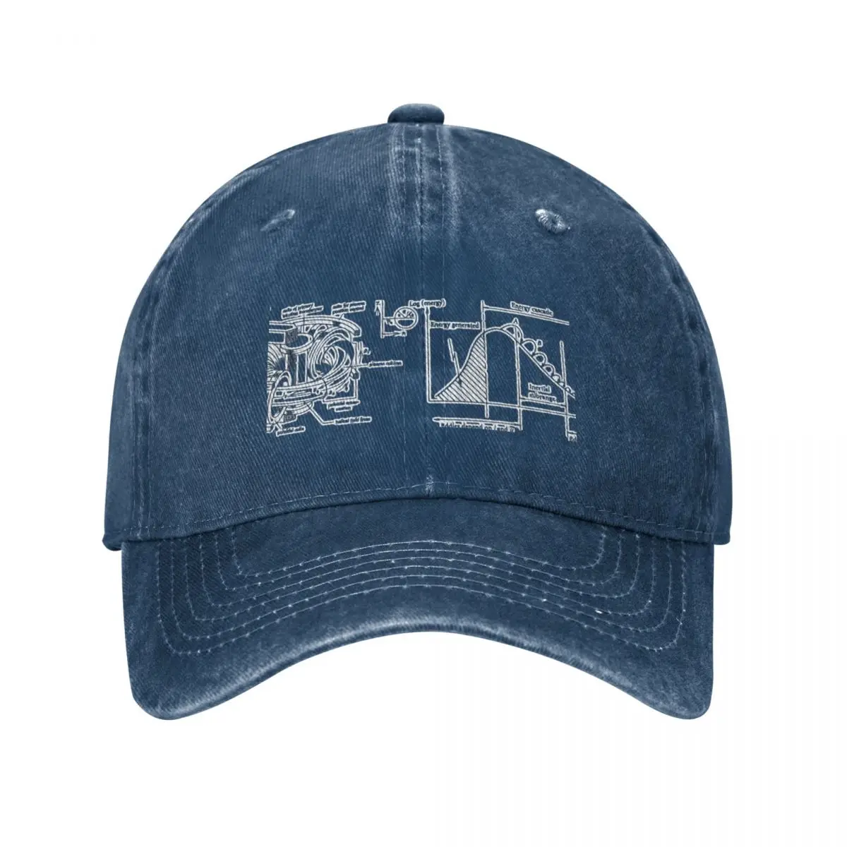 Nuclear Fusion Tokamak Schematic Design Baseball Cap Sun Cap Golf Cap party Hat Women's Hats For The Sun Men's