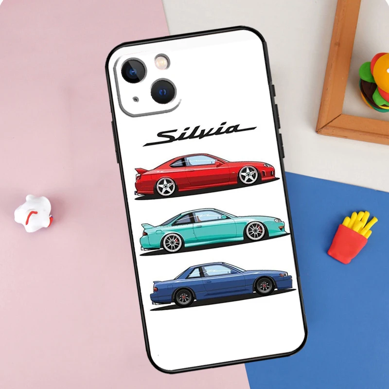 シルビアカーケース,iPhone s13,s14,s15,13,11,12,14,15,16 pro max