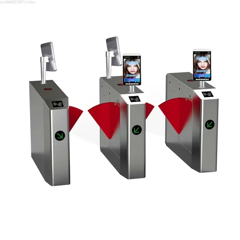 ماسح بصمات الأصابع الأمن Turnstyle Torniquete De Acceso Swing Barrier Speed Gate Turnstile System