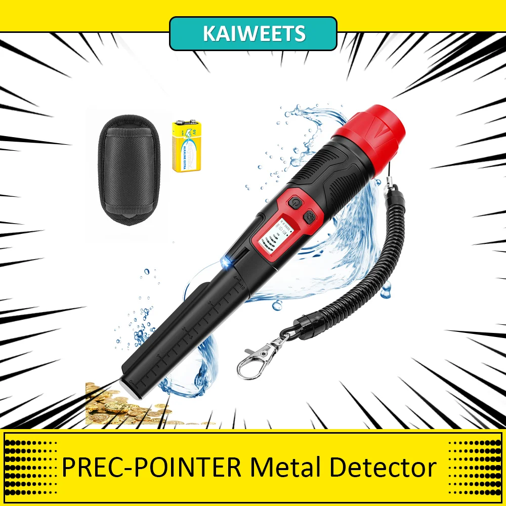 Kaiweets PREC-POINTER i Metall detektor Pin pointer, 360 ° Erkennung, IP68 wasserdicht,