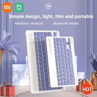 Xiaomi Upgraded Rechargeable Wireless Keyboard and Mouse Set 10 inch Dreamy Purple Bluetooth Keyboard Same Color Mouse Dual Mode