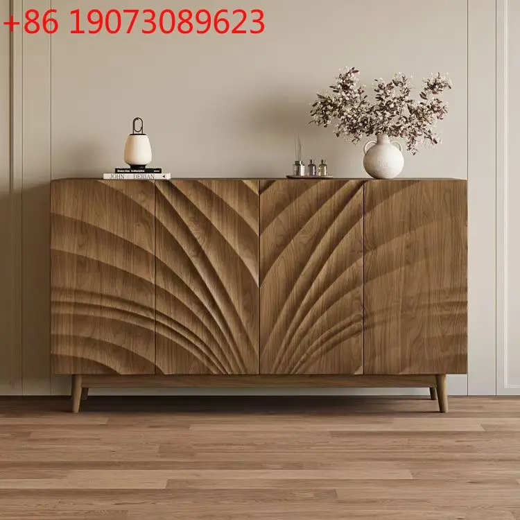 

Входной шкаф в средневековом стиле во французском стиле, новая вилла в китайском стиле, гостиная, резной декоративный шкаф, обеденный боковой шкаф