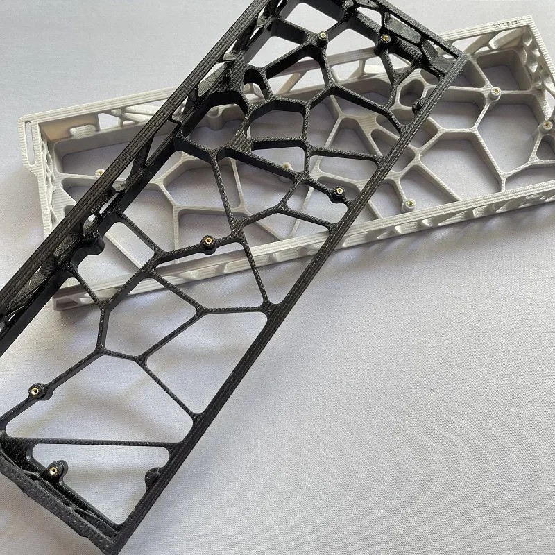 

GH60 Hollow Shell Keyboard Case Resin Customized 3D Printing Holy 60 Wooting60HE Ribbon Style Hollow Shell Keyboards Accessories