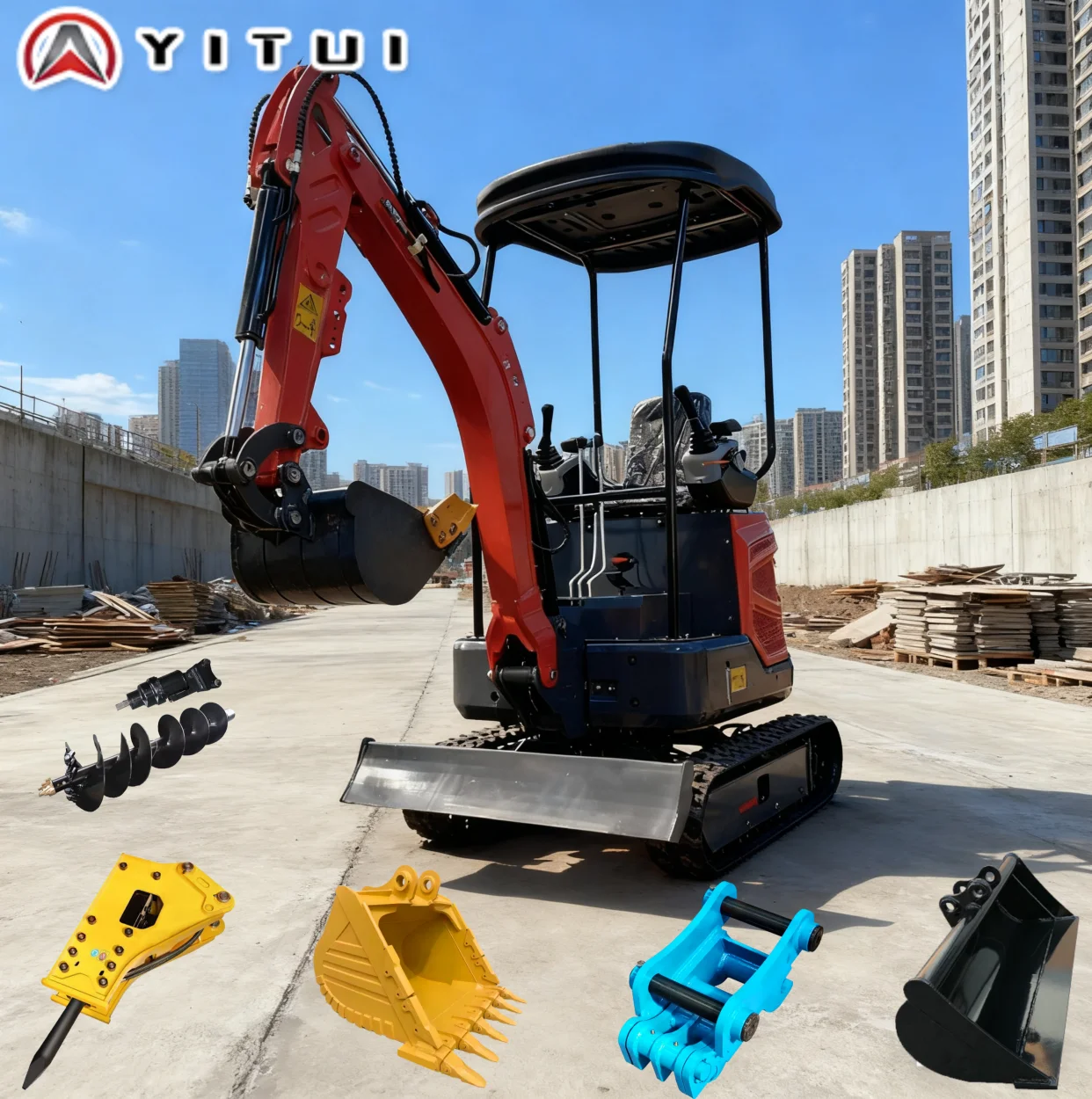 

Hot Selling Mini Excavators Multi Functional Crawler Excavators And Customized Made Mini Excavators With Cabs For Quick Delivery