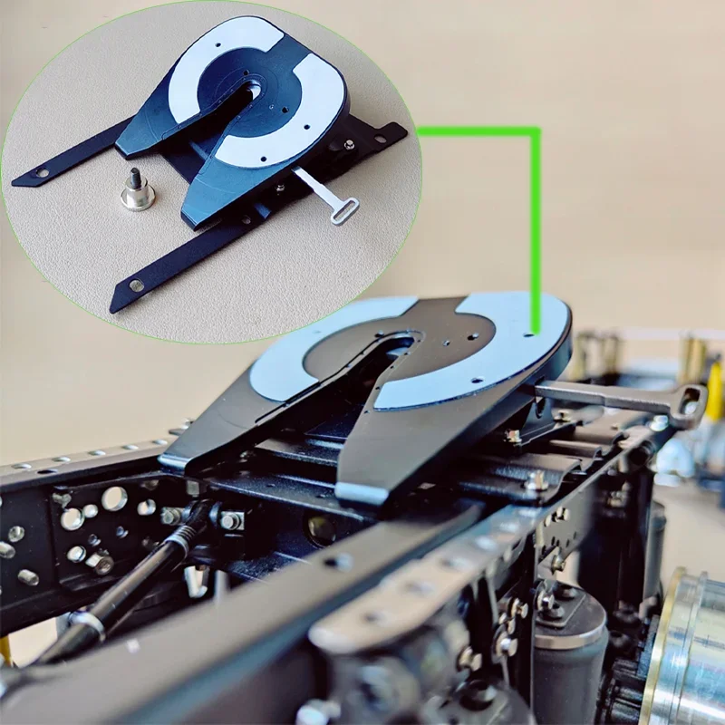 Molino di simulazione in metallo in scala 1:14 per camion Tamiya RC SCANIA 770S R620 VOLVO BENZ Arocs MAN TGX Car