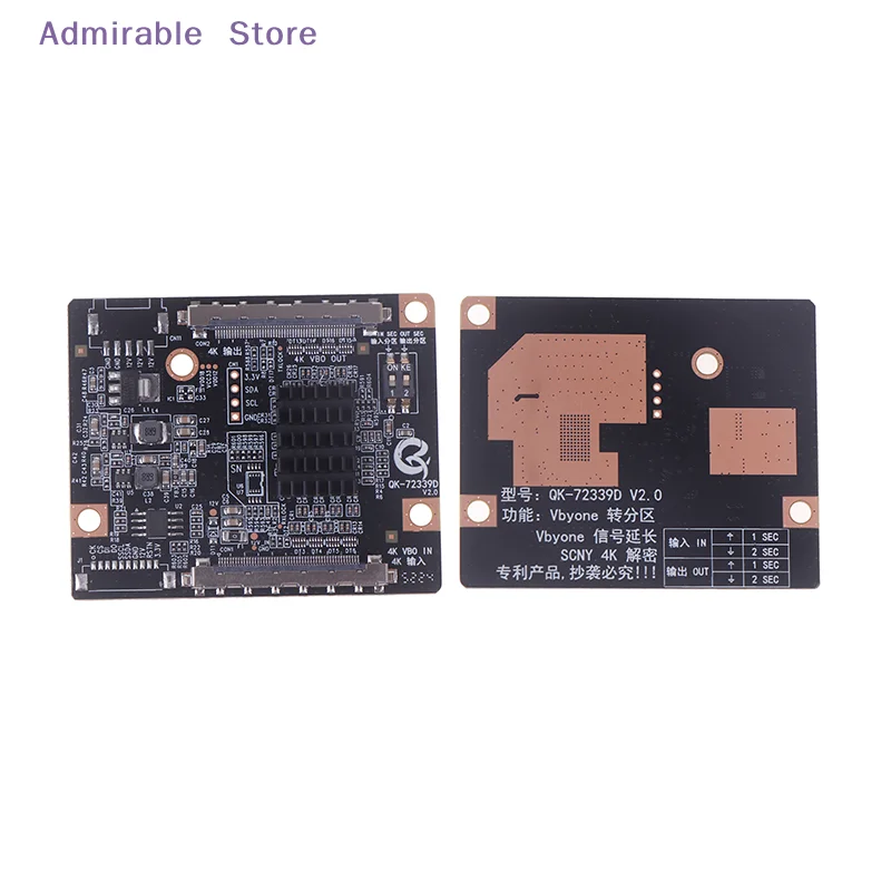wQK-72339D V2.0 Upgraded Version Solves 4K LCD Screen Partition Problem QK-72339D Adapter Board 4K To 4K