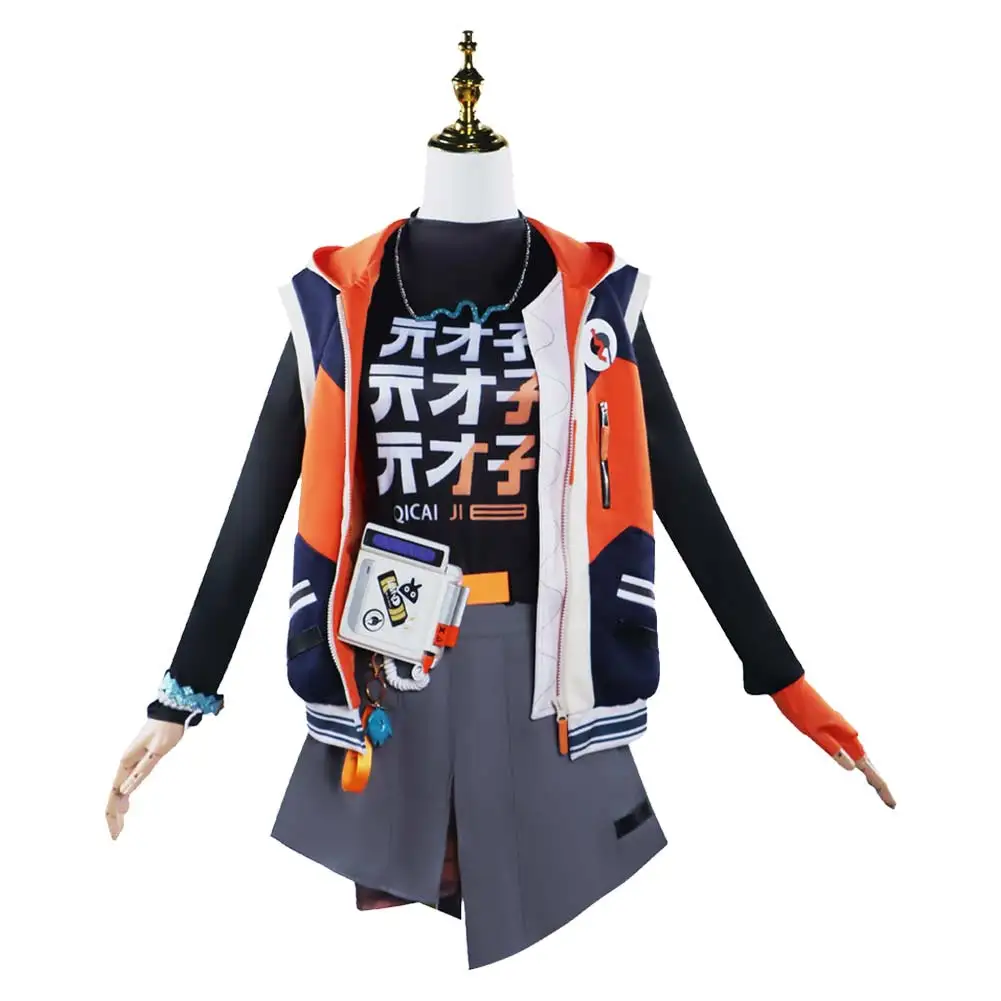 Zenless Zone Zero Cosplay Fantasia Costume Disguise for Adult Women Girls Clothes Skirt Set Halloween Carnival Party Clothes