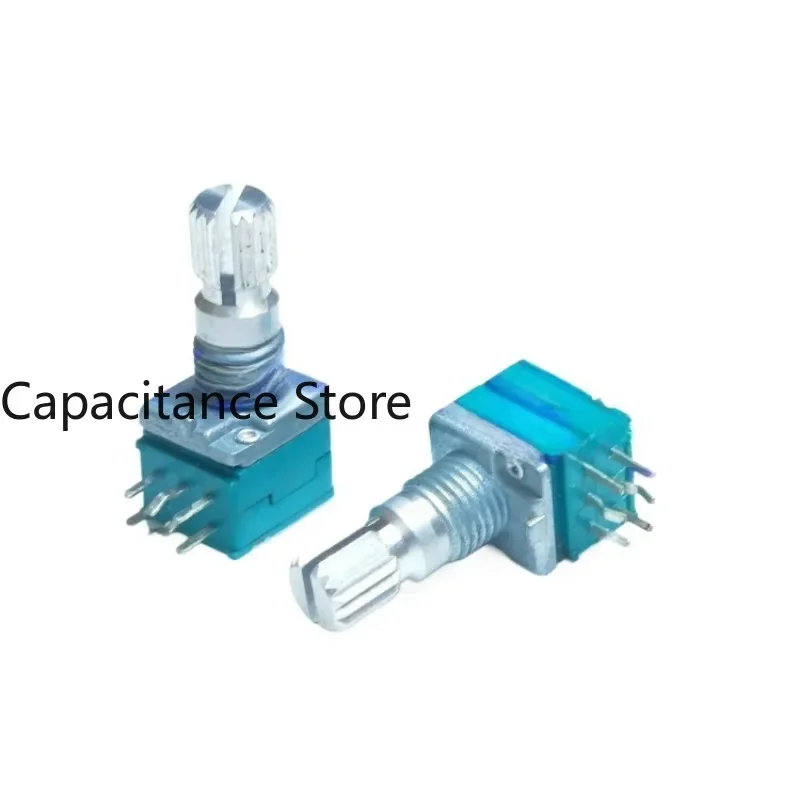 

5PCS Type 09 Precision Potentiometer Duplex B10K Audio Power Amplifier Computer Speaker Volume