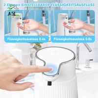 A05E-Automatic Wall Mount Soap Dispenser 400Ml USB Rechargeable Electric Soap Dispenser