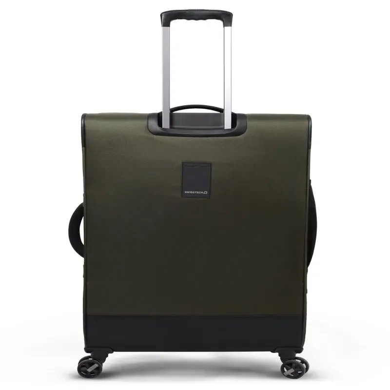 New Luxurious SwissTech Urban 28" Olive Check Soft-Side Luggage -Walmart Exclusive