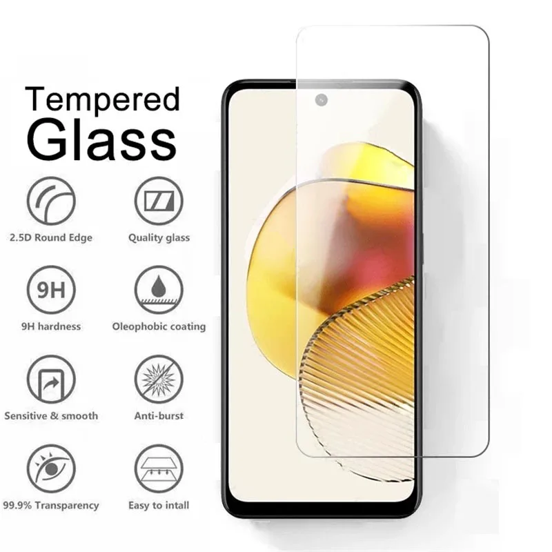 5Pcs Tempered Glass For Motorola Moto G14 G84 G G54 5G Power ThinkPhone Edge 30 2023 Stylus Plus Screen Protectors
