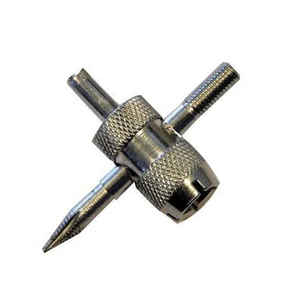 

Metal Tire Core Remover Installer Tool Silver Tone Small Size for Car Bike Motorcycle Repair Tool Core Remover