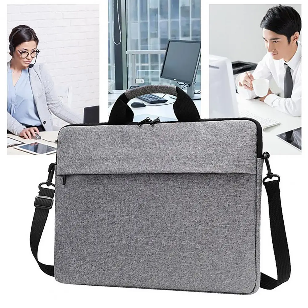 

14/15 Inch Laptop Bag Ultra-thin Large Capacity Waterproof Notebook Case Sleeve Computer Shoulder Handbag Briefcase Bag