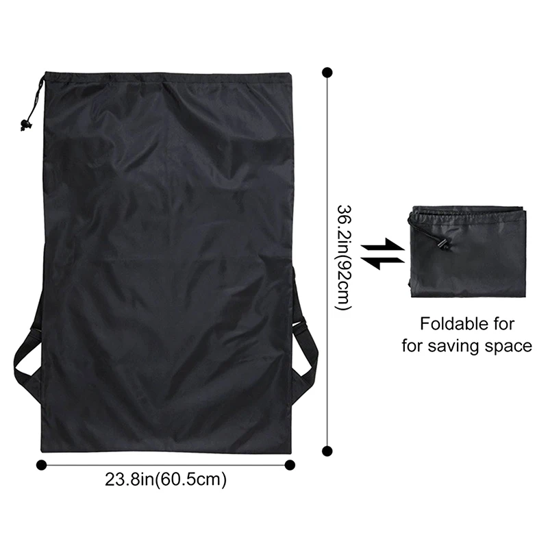 Lightweight Polyester Drawstring Bag Travel Laundry Bag Large Capacity Backpack 	Portable Storage Bag〔CC88〕