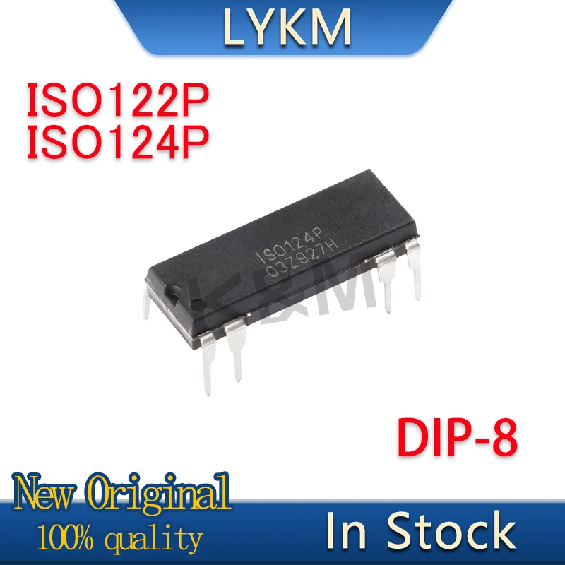 1/PCS New Original ISO124P ISO122P IS0124P IS0122P DIP-8 High precision isolation amplifier chip In Stock