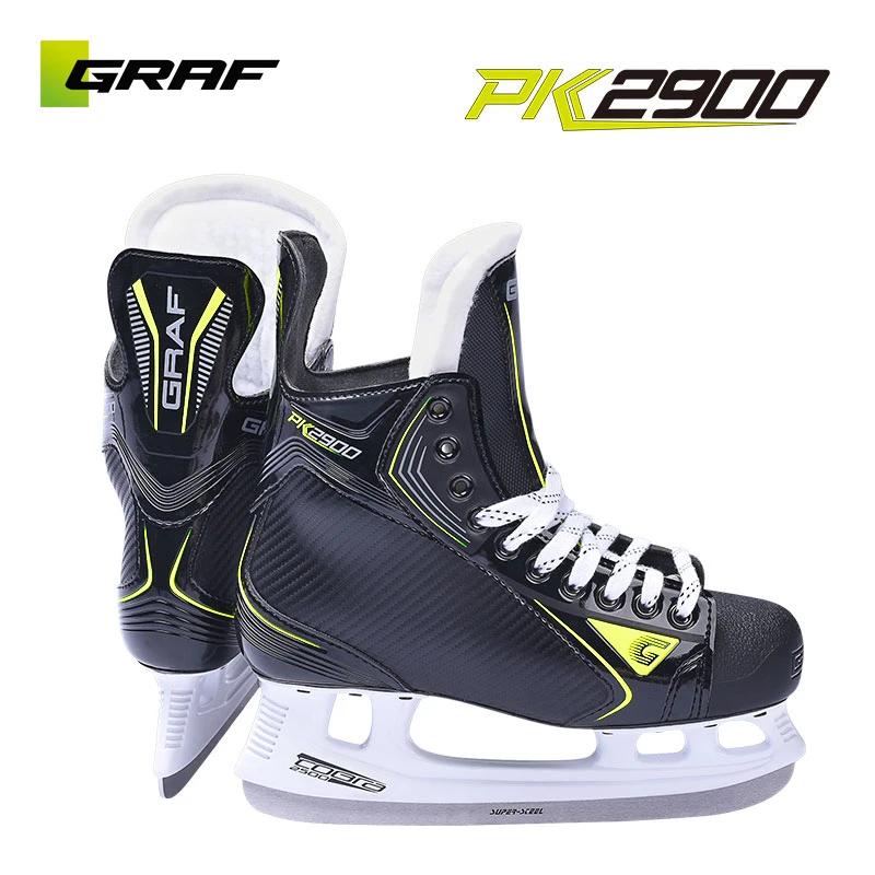 puck shoes kidsren's skating shoes skate knife professional ice balls genuine ice shoes shoes men's skate shoes grffPK2900