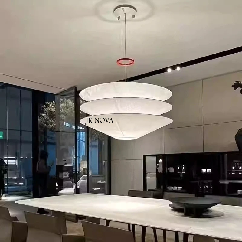 Suspended Bamboo Hat Pendant Light Quiet and Ancient Style Restaurant Living Room Light Retro DuPont Paper Designer Light