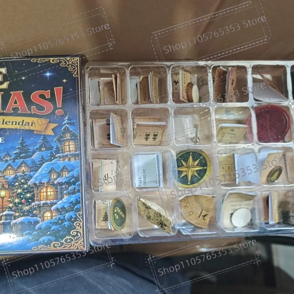 New 24-Day Mystery Adventure Advent Calendar Christmas Puzzle Game with 6 Themes Open A New Discovery Every Day Escape Room view 6