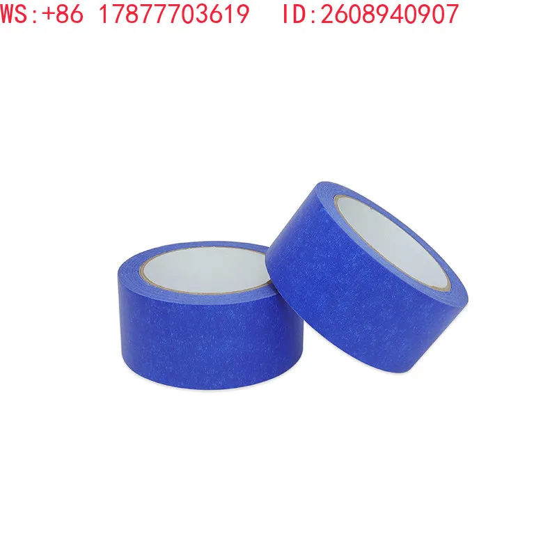 Blue embossed paper tape double roll packaging