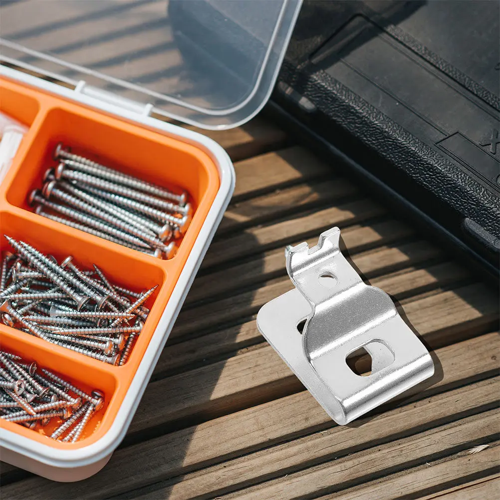 5Pcs Premium Stainless Steel Tool Belt Clip Hook Multi-Tool Compatible Drill Holder Wrench Mount for Carpenter DIY Renovation view 6