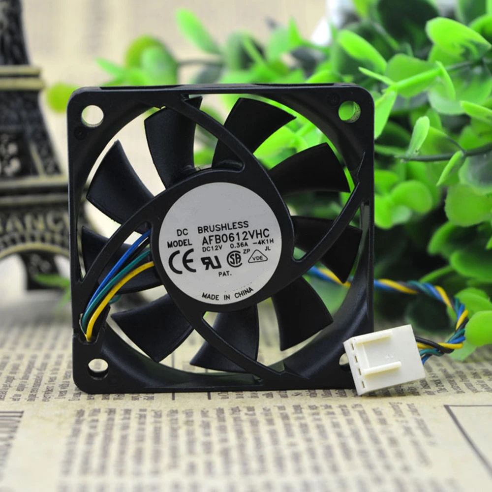 Новый охлаждающий вентилятор AFB0612VHC DC 12 В 0,36 А 6 см 6015 60X60X15 мм 2/3/4-проводной