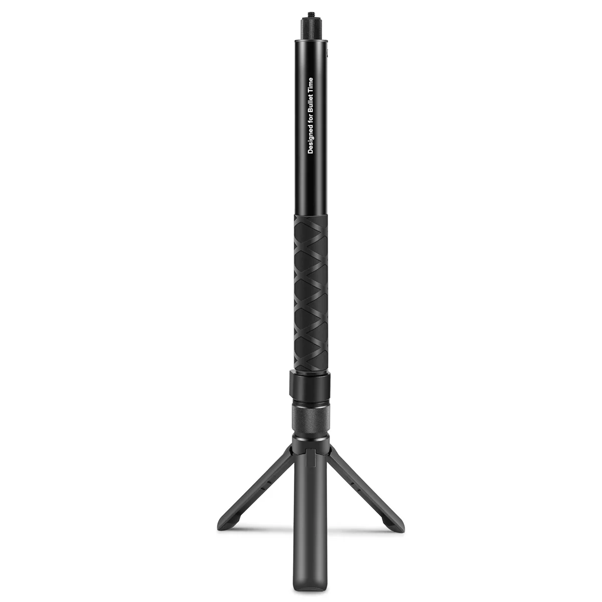 ABWG-Rotary Handle Desktop Tripod Stand for Insta360 X3 Time Controller 110cm 5-Section Selfie Stick