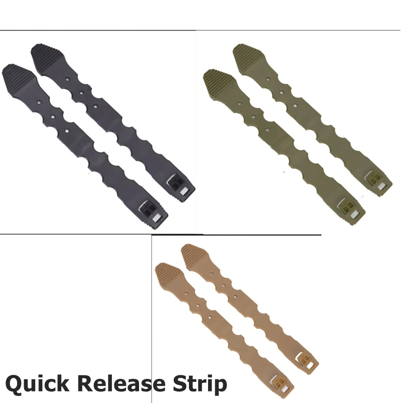 Tactical Magazine Pouch Molle Clips Durable Molle System Malice Clips Strap Buckle Accessory Nylon Quick Release Strip Mag Bag