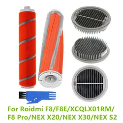 Hepa Filter Roller Brush Carpet Brush For Roidmi F8/F8E/XCQLX01RM/F8 Pro/NEX X20/NEX X30/NEX S2 Handheld Wireless Vacuum Cleaner