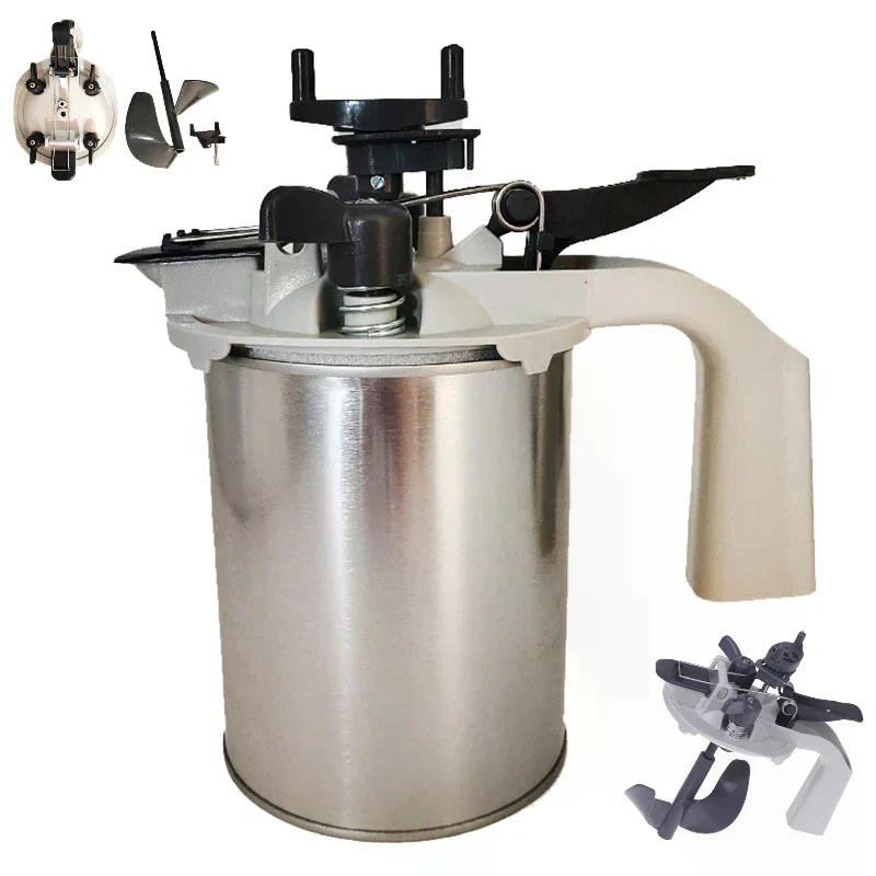 

Для DIY обустройства дома 1л/4л матовая краска для смешивания, крышка банки с ручкой без беспорядка, цветная мешалка, смеситель для суспензии, инструмент для покрытия