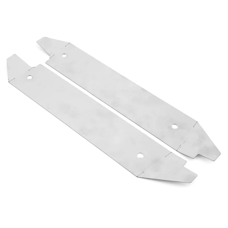 5Pcs Stainless Steel Front and Rear Chassis Armor Skid Plate Protector for 1/6 Traxxas XRT RC Truck Car Upgrade Parts