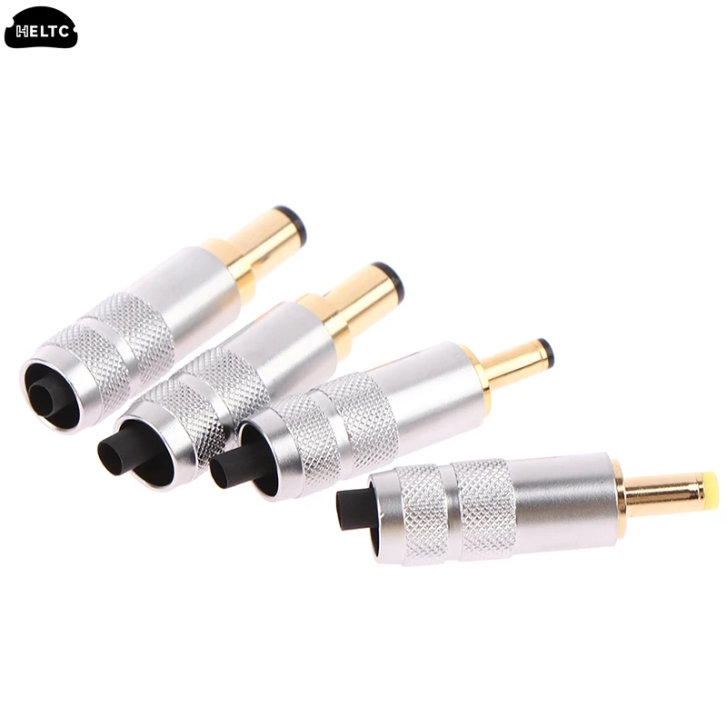 High Quality Copper Plated Gold 5.5X 2.5/5.5 X 2.1/4.0x1.7/3.5X1.3 DC Power Plug Jack Male Connector For Linear Power Output