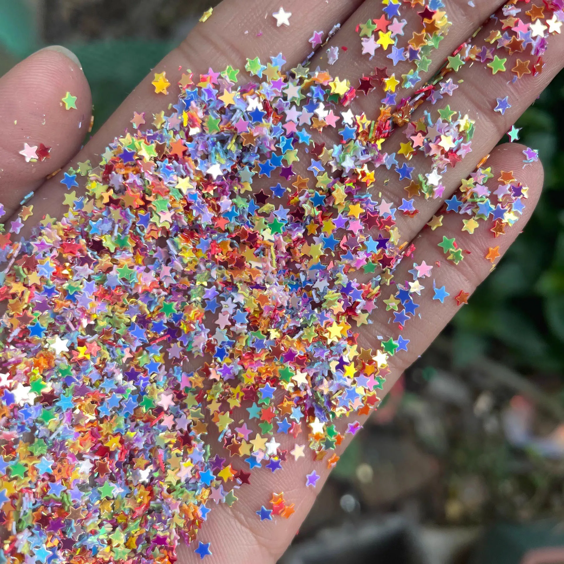 

3mm diy star glitter Sequins For Sew Garment Accessories Laser Paillettes Dance lentejuelas decorativa lentejuelas de estrellas